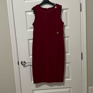 Talbot’s burgundy sleeveless dress, size 8